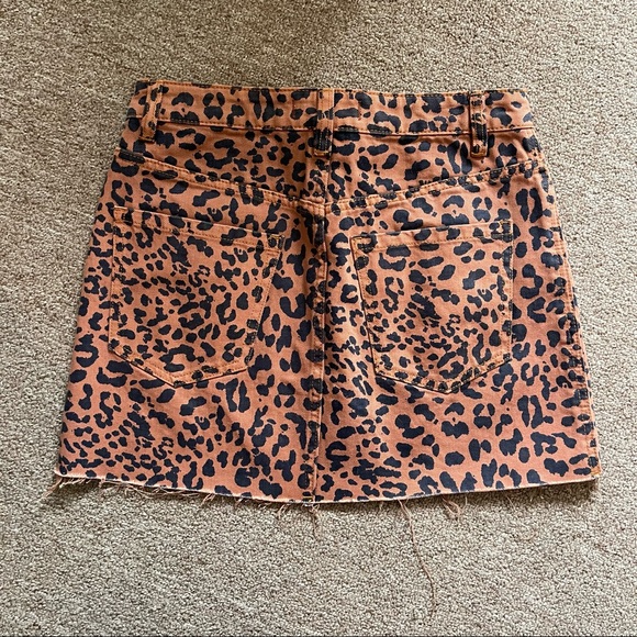 fp zip it up leopard skirt - Picture 3 of 4